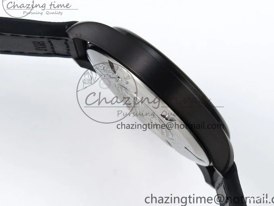 MIROTIME 0118 Pilot Black Ace BLSF 1:1 Best Edition White Lume Dial on Black Nylon Strap MIYOTA OnTrend 7021